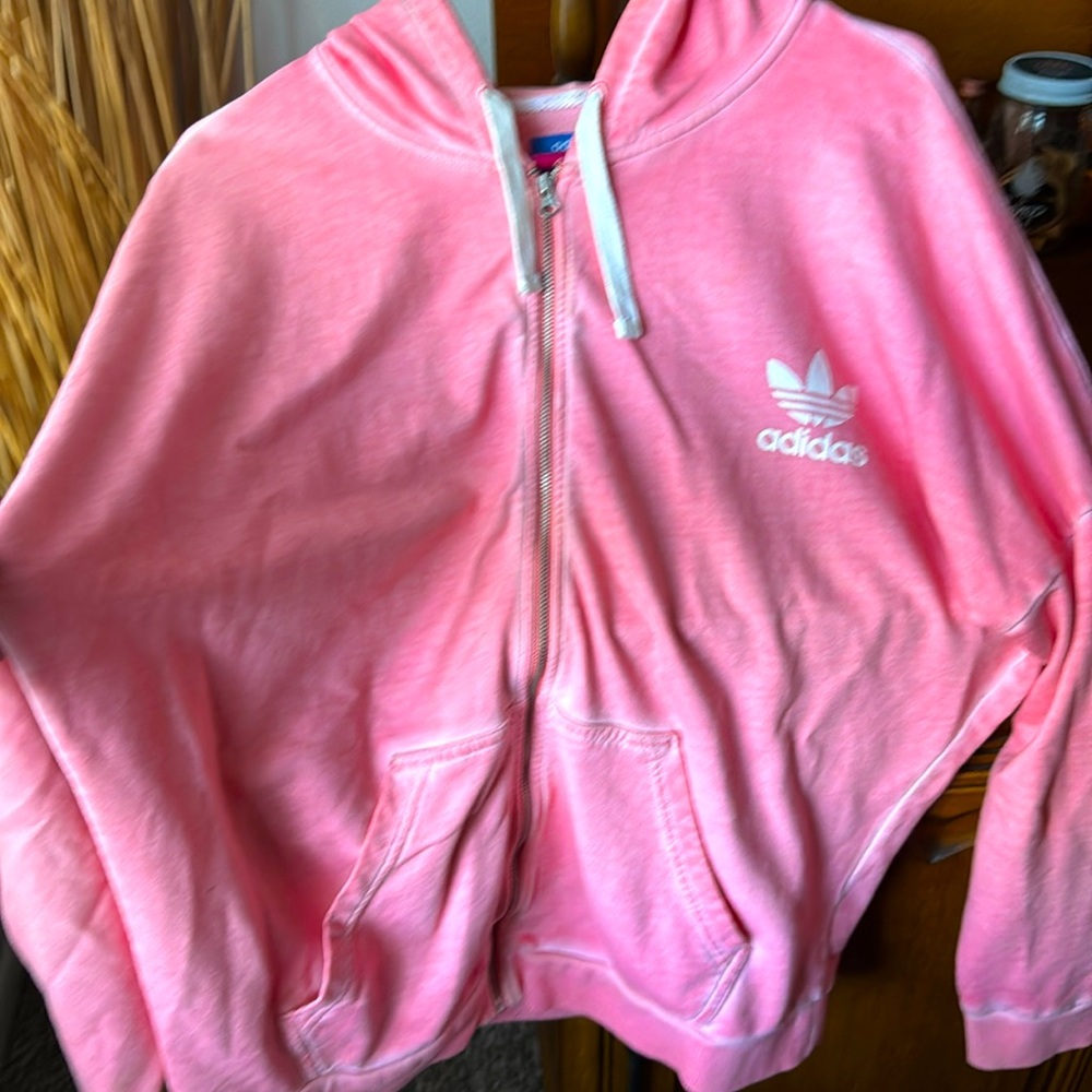 Adidas originals full zip hoodie with pockets